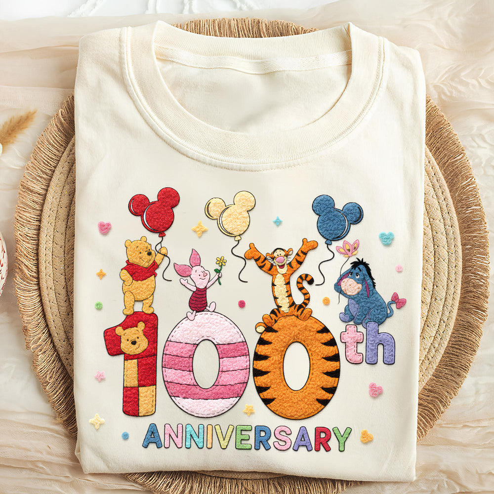 100th Years Anniversary Bears Friends Shirt - Personalized Gifts For Childhood Shirt 07DTDT160126