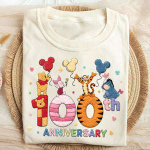 100th Years Anniversary Bears Friends Shirt - Personalized Gifts For Childhood Shirt 07DTDT160126