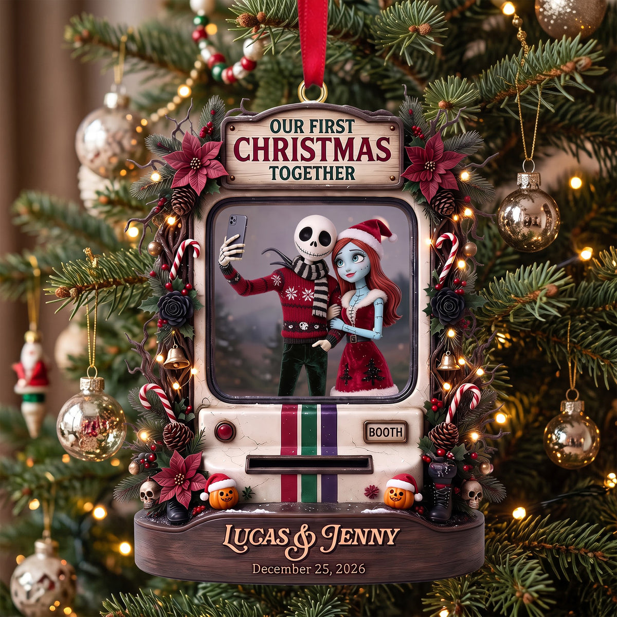 Our Christmas Together Acrylic Ornament – Personalized Gifts For Couple 06TOTN010826-Homacus