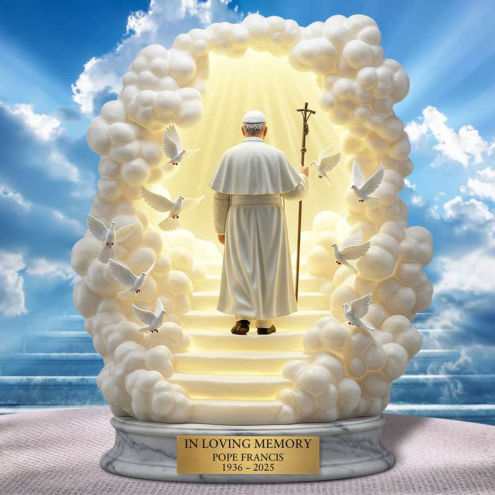 In Loving Memory Of Pope Francis Acrylic Plaque 04QHDT210425-Homacus
