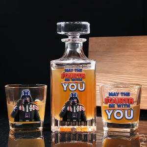 Independence Day Decanter Set - Personalized Gift For Americans 04OHLU100625-Homacus