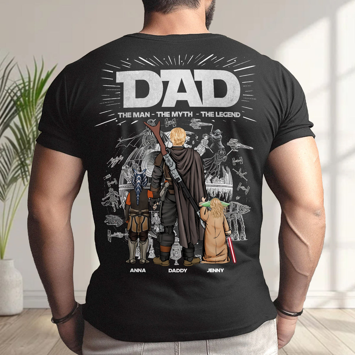 Galactic Legend Dad Shirt - Personalized Gifts For Dad 02QHTN270525HHHG-Homacus