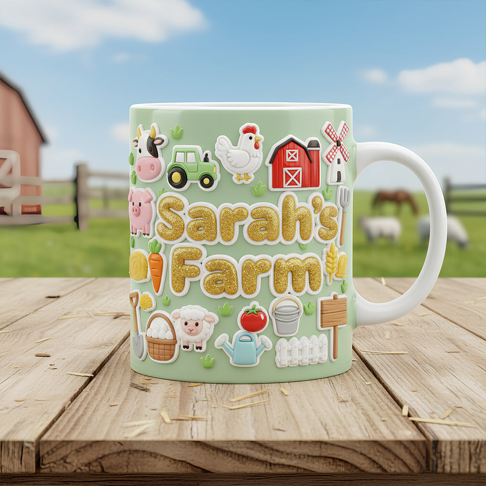Cute Country Life Mug Personalized Gifts For Farmers 07HYDT161225-Homacus