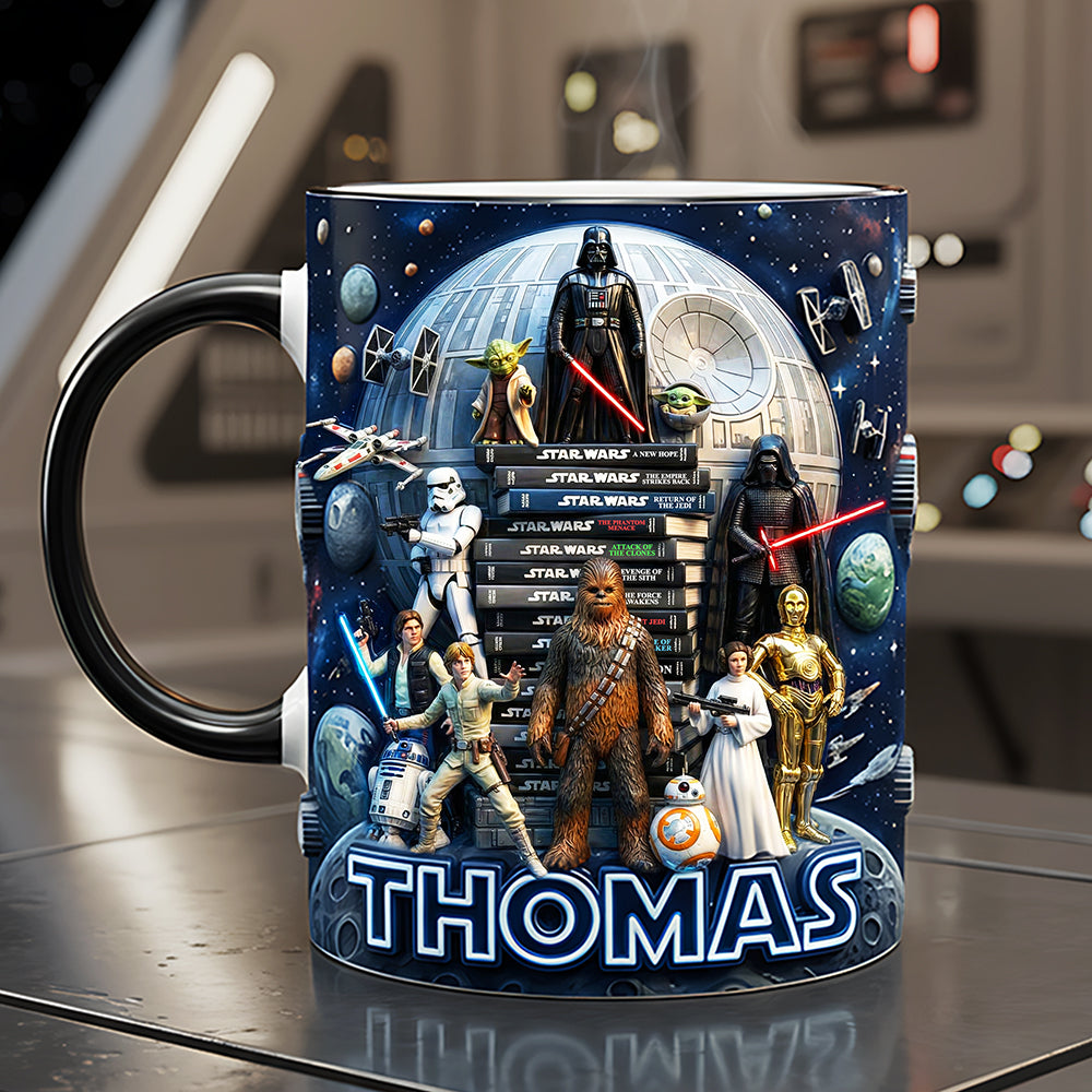 Cosmic Coffee Accent Mug - Personalized Gifts Cosmic Lovers 01huta060126-Homacus