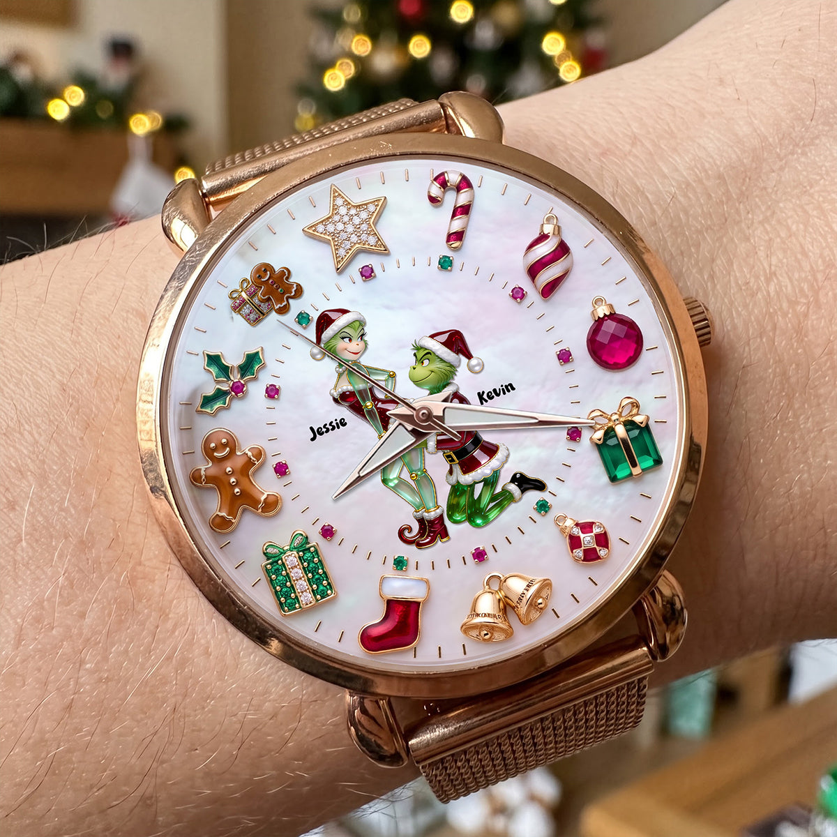Naughty Couple Mesh Strap Quartz Watch - Personalized Gifts For Christmas 04pgta211026-Homacus