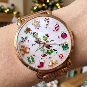 Naughty Couple Mesh Strap Quartz Watch - Personalized Gifts For Christmas 04pgta211026-Homacus