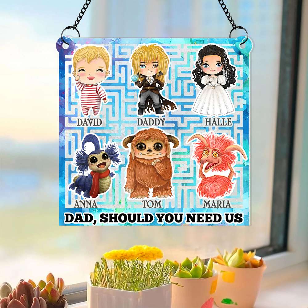 Personalized Gifts For Dad Suncatcher Ornament 03dtdt300424-Homacus