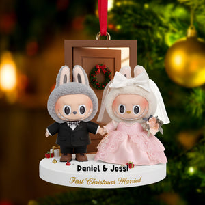 First Christmas Together Ornament - Personalized Gifts For Married Couples 01NALU081025-Homacus