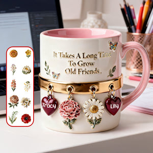 Birth Month Flowers Coffee Mug – Personalized Gifts For Friends 02namg251225-Homacus