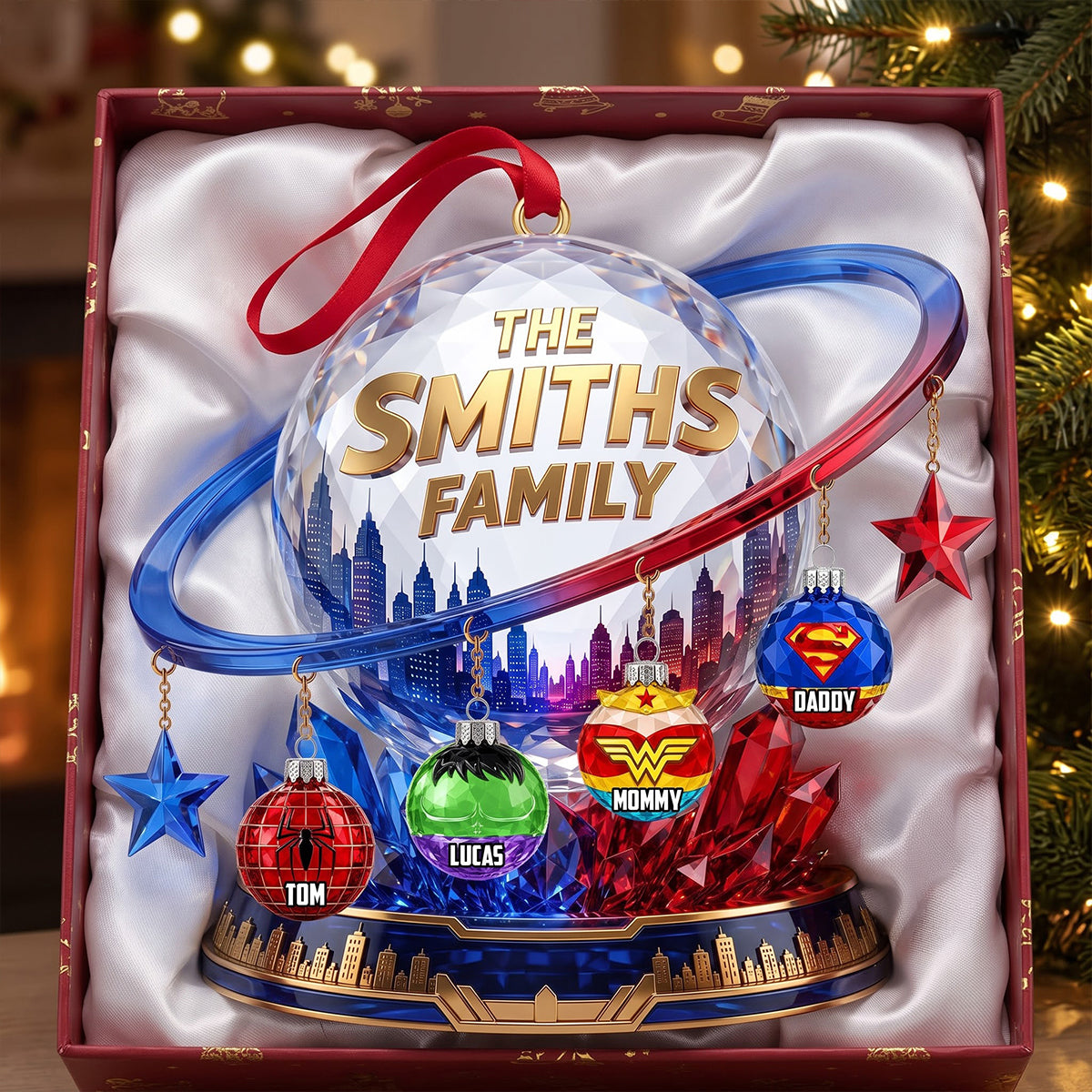 Family Ornament - Personalized Christmas Gifts 02OHTN030926