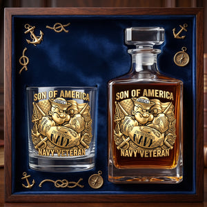 Ultimate Military Decanter Set - Personalized Gifts For Veterans 03nadh180626