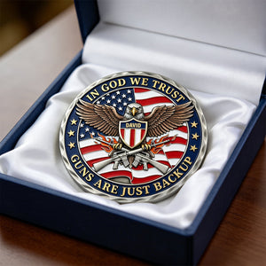 Veteran Printed Metal Coin - Personalized Gifts For Veteran 05natn030326-Homacus