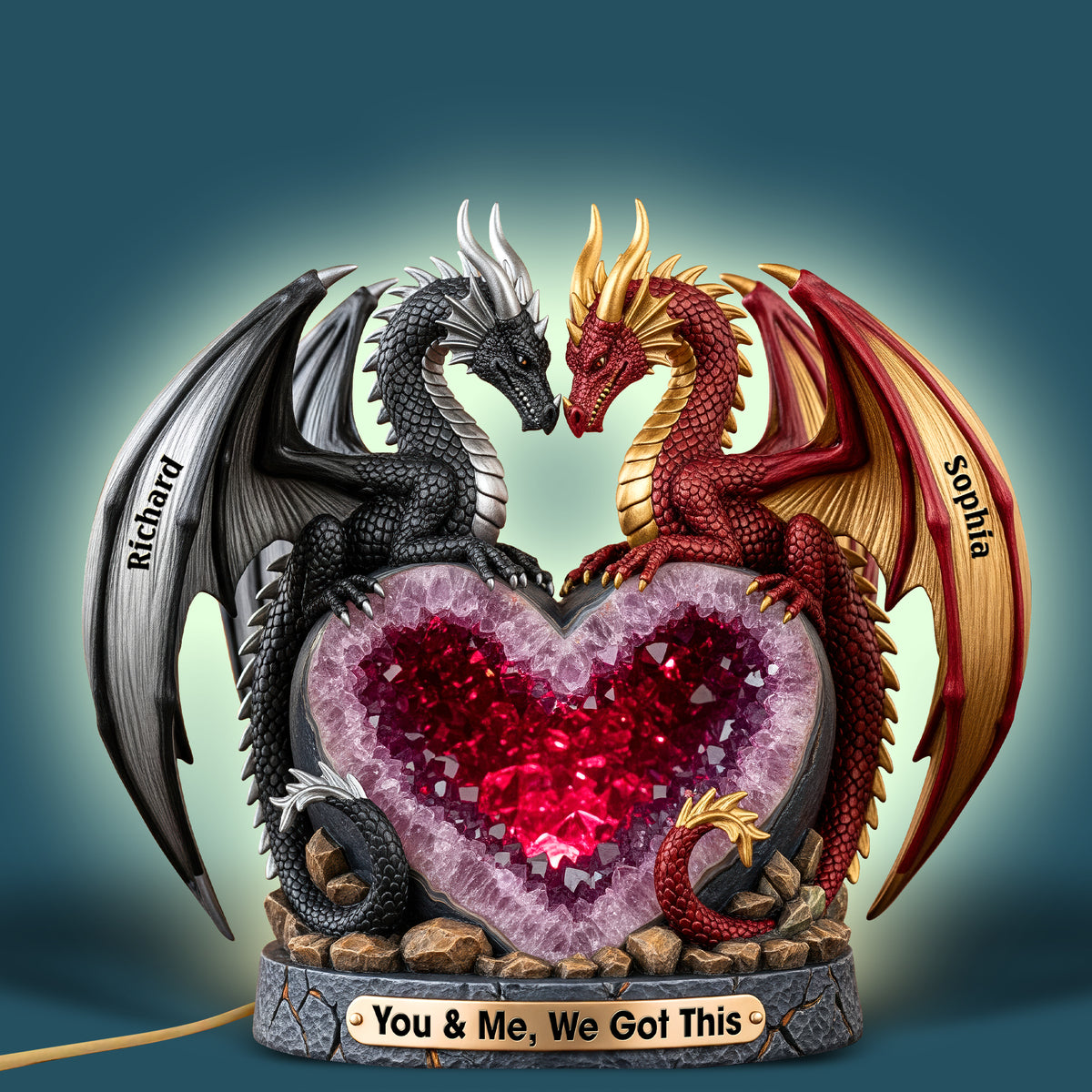 Fantasy Love Acrylic Light Box - Personalized Gifts For Couples 04PGQN271125-Homacus