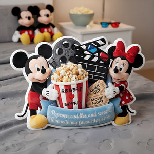 Movie Night Couple Pillow, Personalized Gifts For Couple 02PADT121225-Homacus
