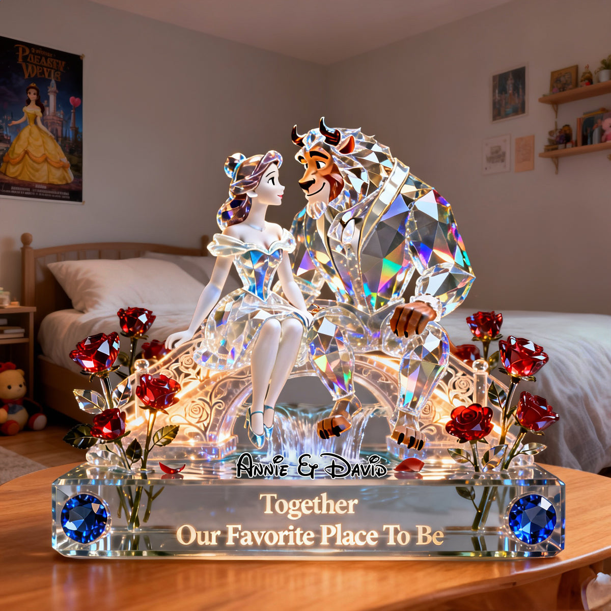 Crystal Couple Acrylic Plaque - Personalized Gifts For Couple 02OHLU040226-Homacus