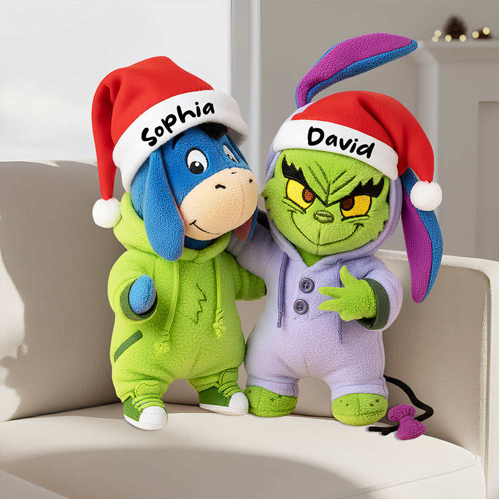 Holiday Cozy Pillow Personalized Gifts For Couple 02HUDT141125-Homacus