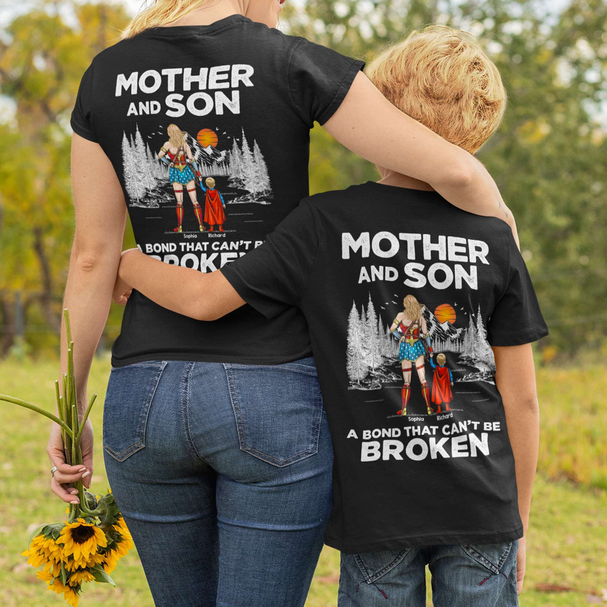 Personalized Gifts For Mom Shirt A Bond That Can't Be Broken 05acqn260324pa-Homacus