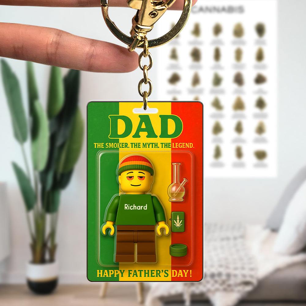 Legend Dad Keychain - Personalized Gifts For Dad 03toqn080525-Homacus