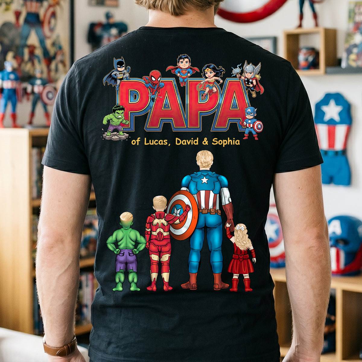 Heroic Dad Shirt - Personalized Gifts For Father's Day Shirt 03HUTN040626PA