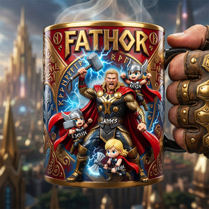The Indestructible Dad Magic Mug - Personalized Gifts For Dads 04tyta070526-Homacus