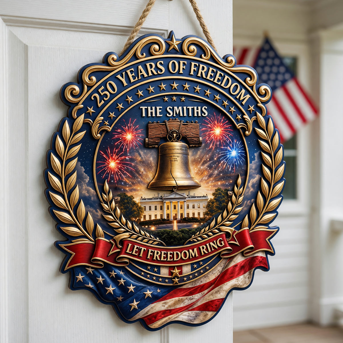 250 Years Of Freedom Acrylic Sign - Personalized Gifts For Family 02toqn300526-Homacus