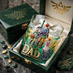 Celebrate Dad Wins Round Glass, Personalized Gifts For Dads 01qhdt290426-Homacus