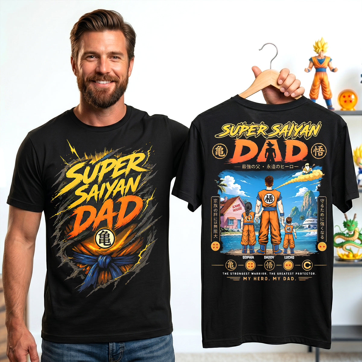 Battle Legend Dad Shirt - Personalized Gifts For Dads 05TYTN090526HH-Homacus