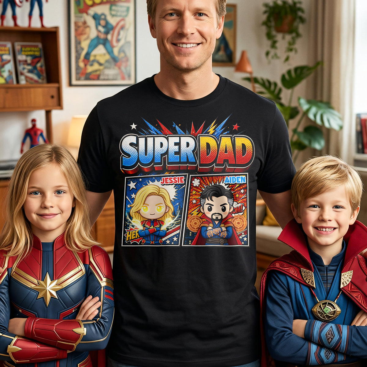 Fearless Guardian Shirt - Personalized Gifts For Dads 03pata260526-Homacus