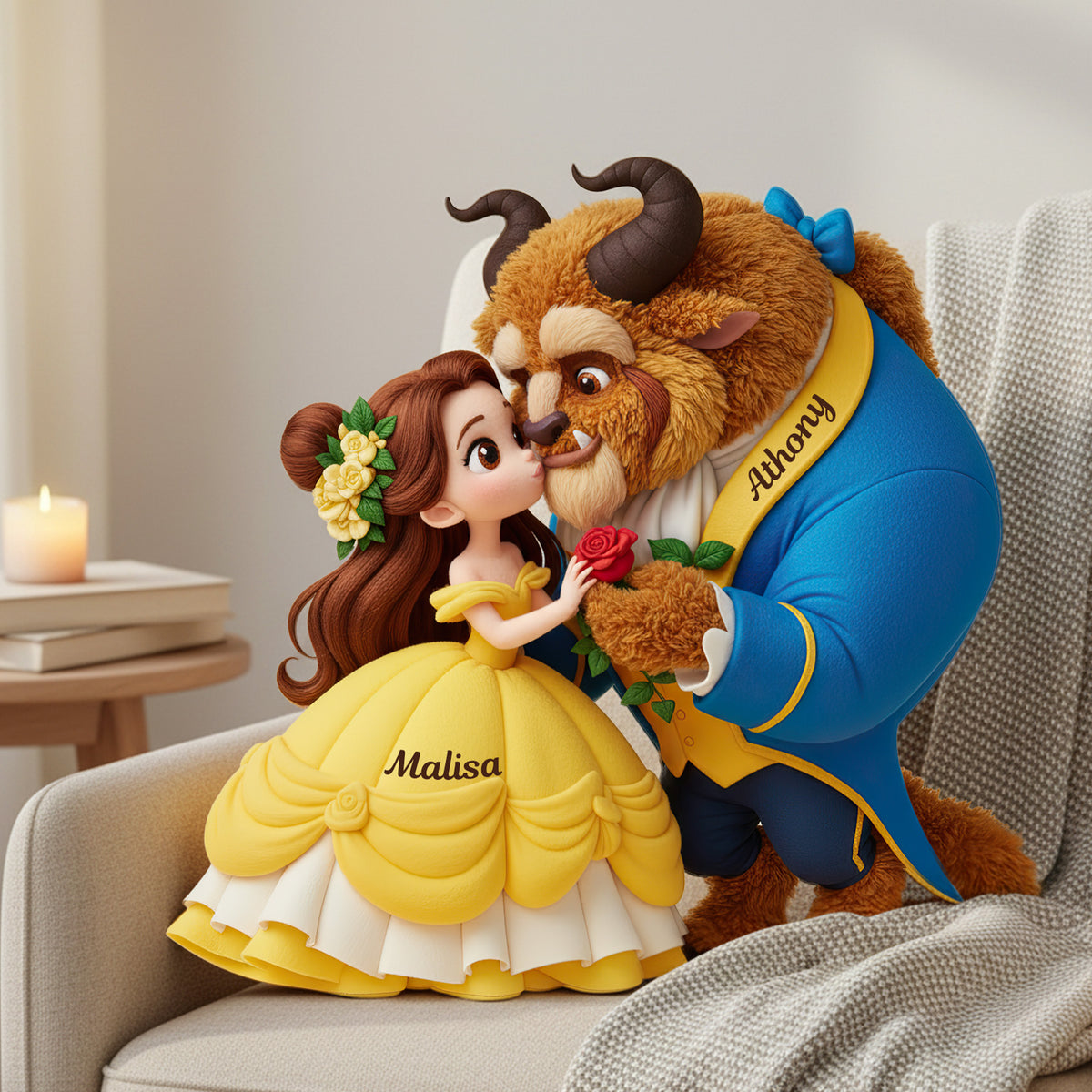 Personalized Gifts For Couple Custom Shaped Pillow 01humg121125-Homacus