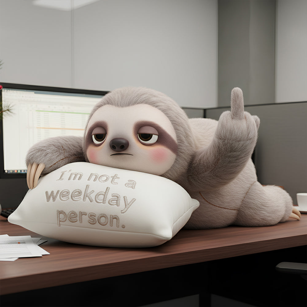 Sloth Coworker Pillow, Personalized Gifts For Coworker 02ohdt151125-Homacus