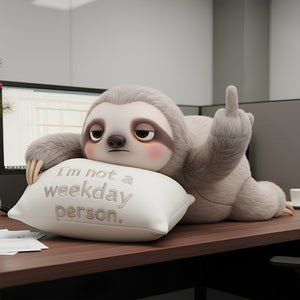 Sloth Coworker Pillow, Personalized Gifts For Coworker 02ohdt151125-Homacus