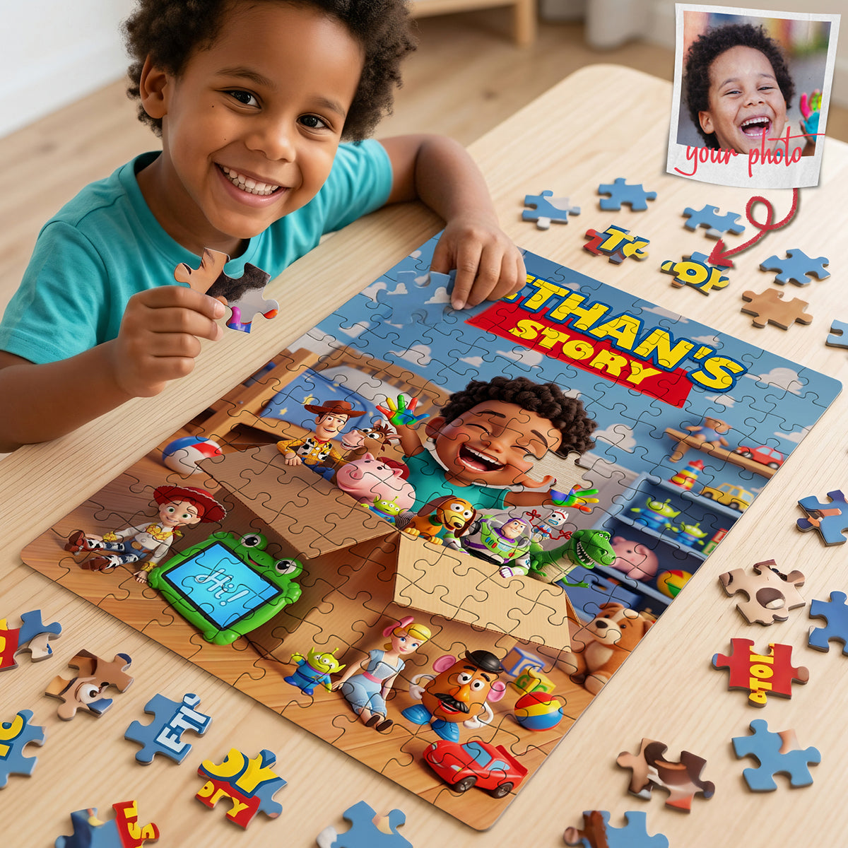 Cartoon Jigsaw Puzzle - Custom Photo Gifts For Kids 01huta260626-Homacus