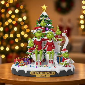 Personalized Christmas Gifts For Family Plaque 03natn180925-Homacus