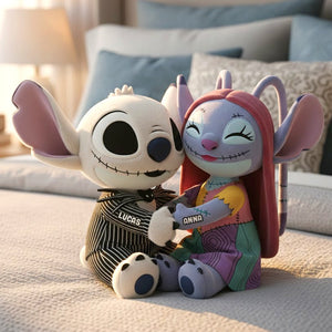 Spooky Aliens Couple Personalized Gifts For Couple Shaped Pillow 02natn261125-Homacus