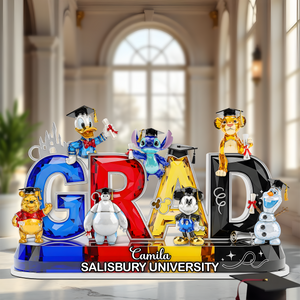 Cartoon Graduation Plaque - Personalized Gifts For Graduates 02ohpu260525-Homacus