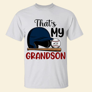 Personalized Gifts For Family Shirt That's My Grandson 02qhqn290323-Homacus