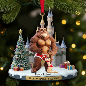 Tale As Naughty As Time Ornament - Personalized Christmas Gift For Couples 01OHLU190925-Homacus