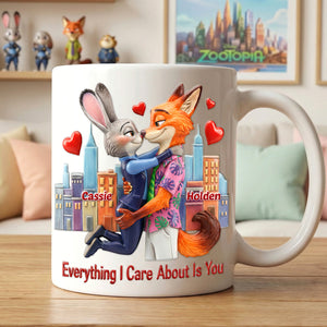 Couple Everything I Care About Coffee Mug - Personalized Gifts For Couple 04namg051225-Homacus