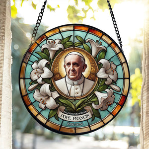 Honoring Pope Francis – Stained Glass Tribute 03HULU230425-Homacus