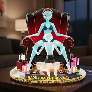 Playful Skeleton Couple Light Box - Personalized Gifts For Couple 03ohlu161225-Homacus