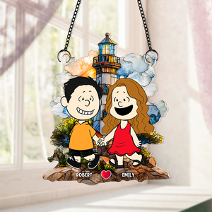 Personalized Gifts For Couple Suncatcher Ornament 02kapu110125hh-Homacus