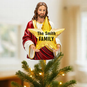 Holiday Acrylic Christmas Tree Topper – Personalized Gifts For Christians 04pgqn151125-Homacus