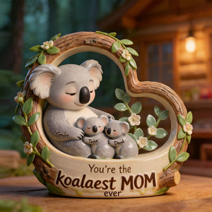 Koala Mom Cute Acrylic Plaque - Personalized Gifts For Mom 03QHLU070226-Homacus