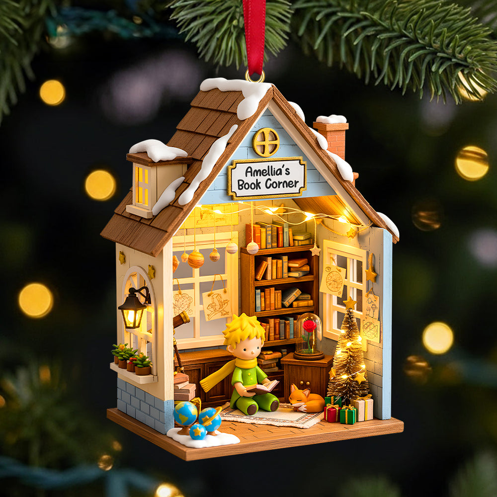 Personalized Gifts For Book Lovers Christmas Ornament 06pgtn031025-Homacus