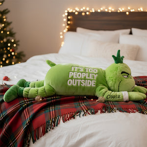 Lazy Lying Custom Shape Pillow - Personalized Gifts For Anti-Social 03QHDT071125-Homacus