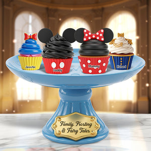 Family Cupcakes Acrylic Plaque Personalized Gifts For Family 05OHQN040625-Homacus