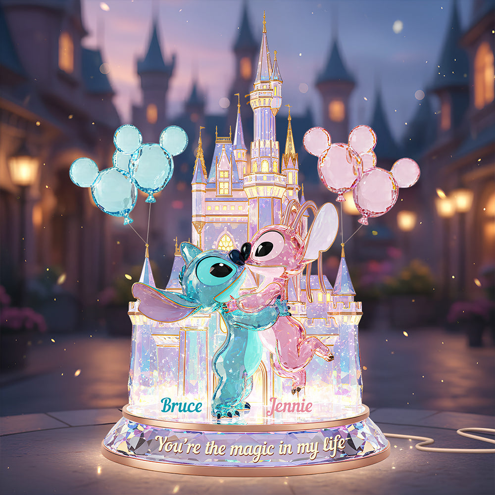 Romantic Couple Acrylic Light Box - Personalized Gifts For Couples 04ohdt291125-Homacus