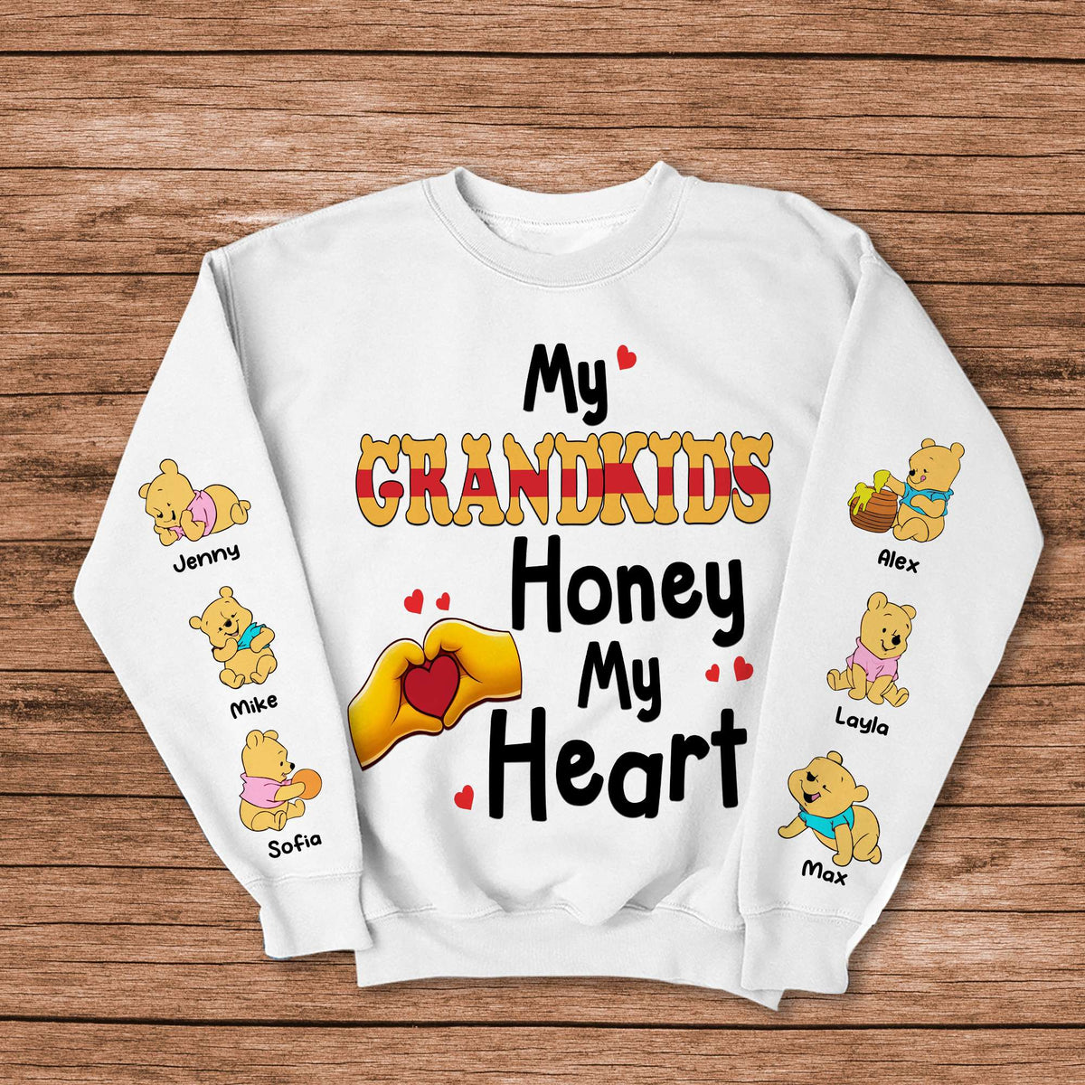 Personalized Gifts For Grandma Shirt Little Bear Kids 01OHMH120325-Homacus