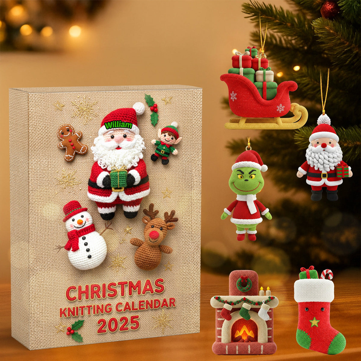 Personalized Gifts For Knitting Lovers Christmas Advent Calendar Blind Box 05hymg041125-Homacus