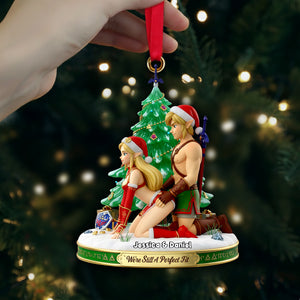 Couple Perfect Fit Ornament - Personalized Gifts For Couple 03ohlu011125-Homacus